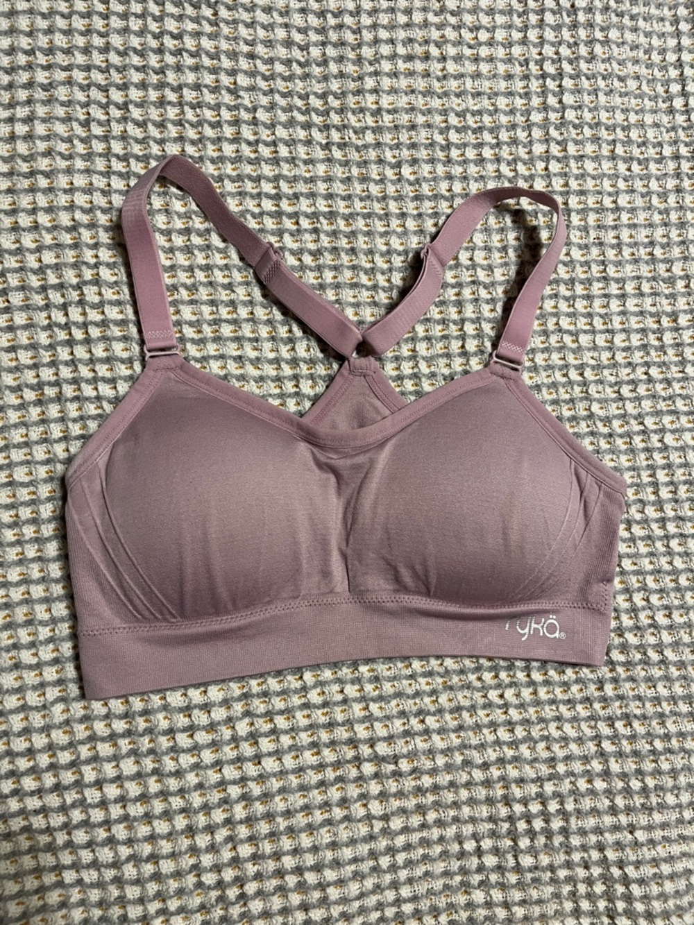 Ryka Dusty Mauve Wireless Racerback Sports Bra